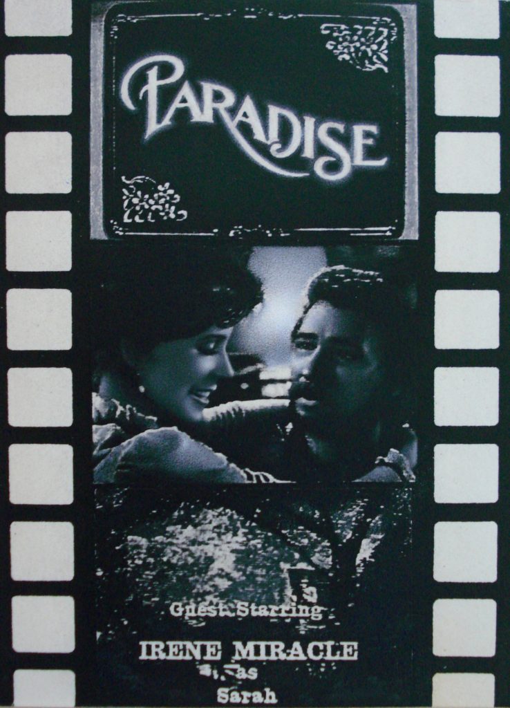 Paradise Movie Poster in Black and White